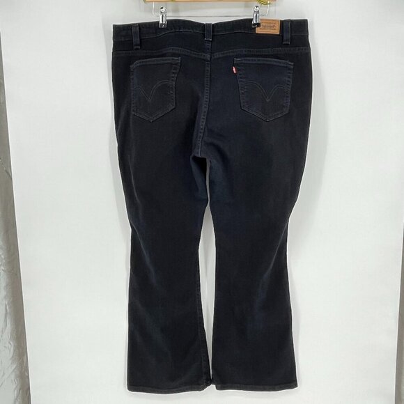 Levis 315 Black Bootcut Jeans Plus Size 24M - Picture 2 of 9